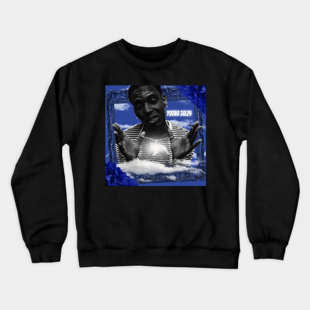 young dolph Crewneck Sweatshirt by Rockem